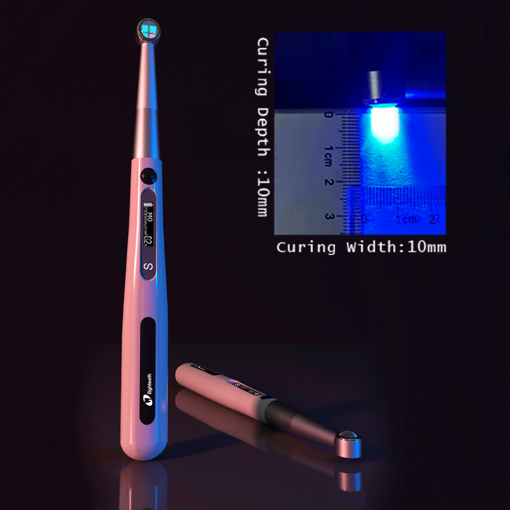 Lámpara de Fotocurado LED,  CURING PEN 4 led, Ultra rápida. EIGHTEETH