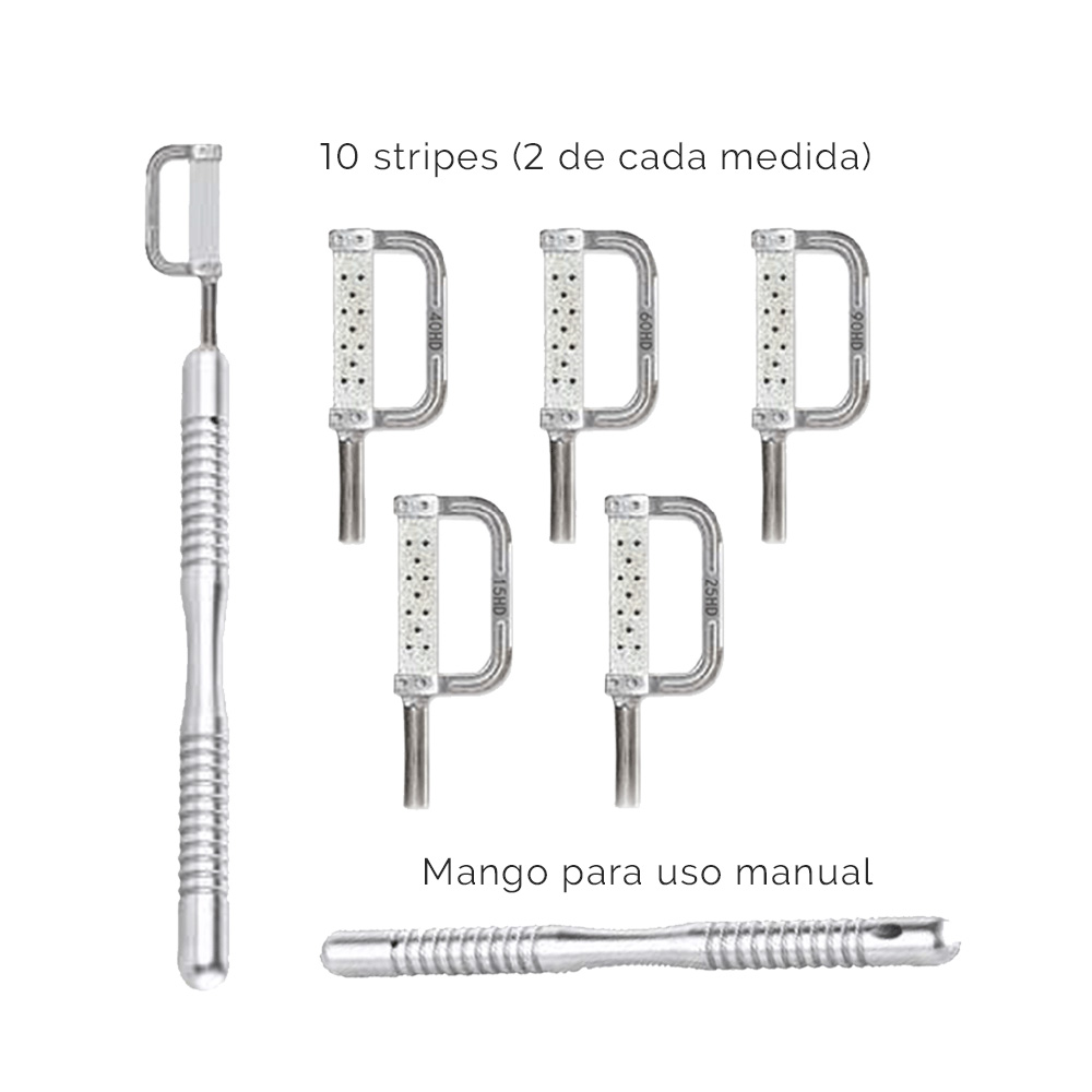 KIT Contra ángulo 4:1 para stripping (ajuste interproximal) 1021-M4 (S-11). TEALTH