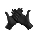 Guantes de Nitrilo, color NEGRO, caja x 100u. POWERCREST