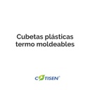 Cubetas plásticas, termo moldeables, caja x 6u (Sup L/M/S y Inf L/M/S). COTISEN
