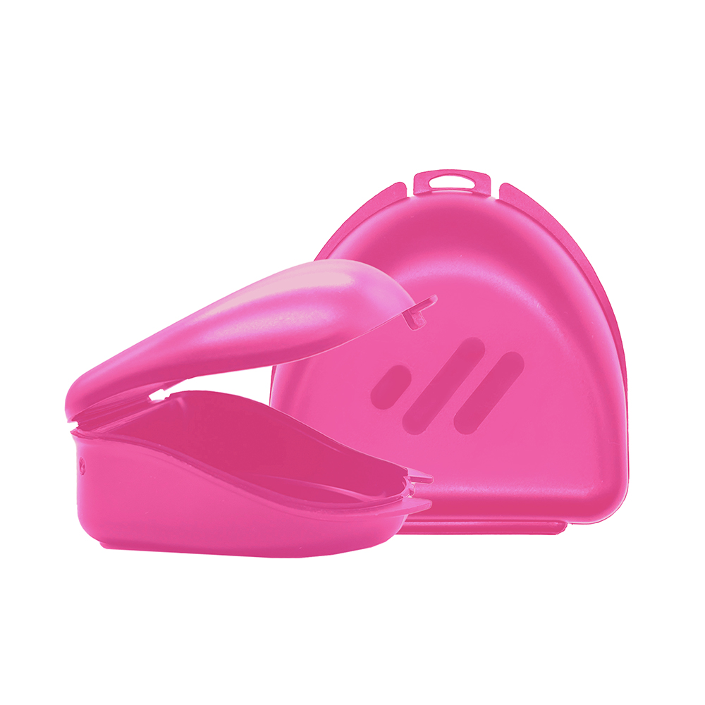 Caja para placas/ortodoncia/dentadura con ventilación. EVODEN