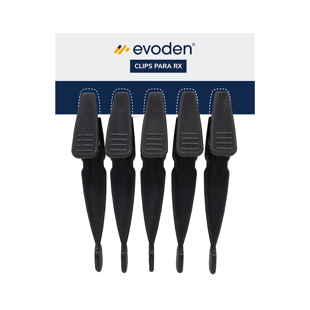 Clips para placas RX, blister x 5u. EVODEN