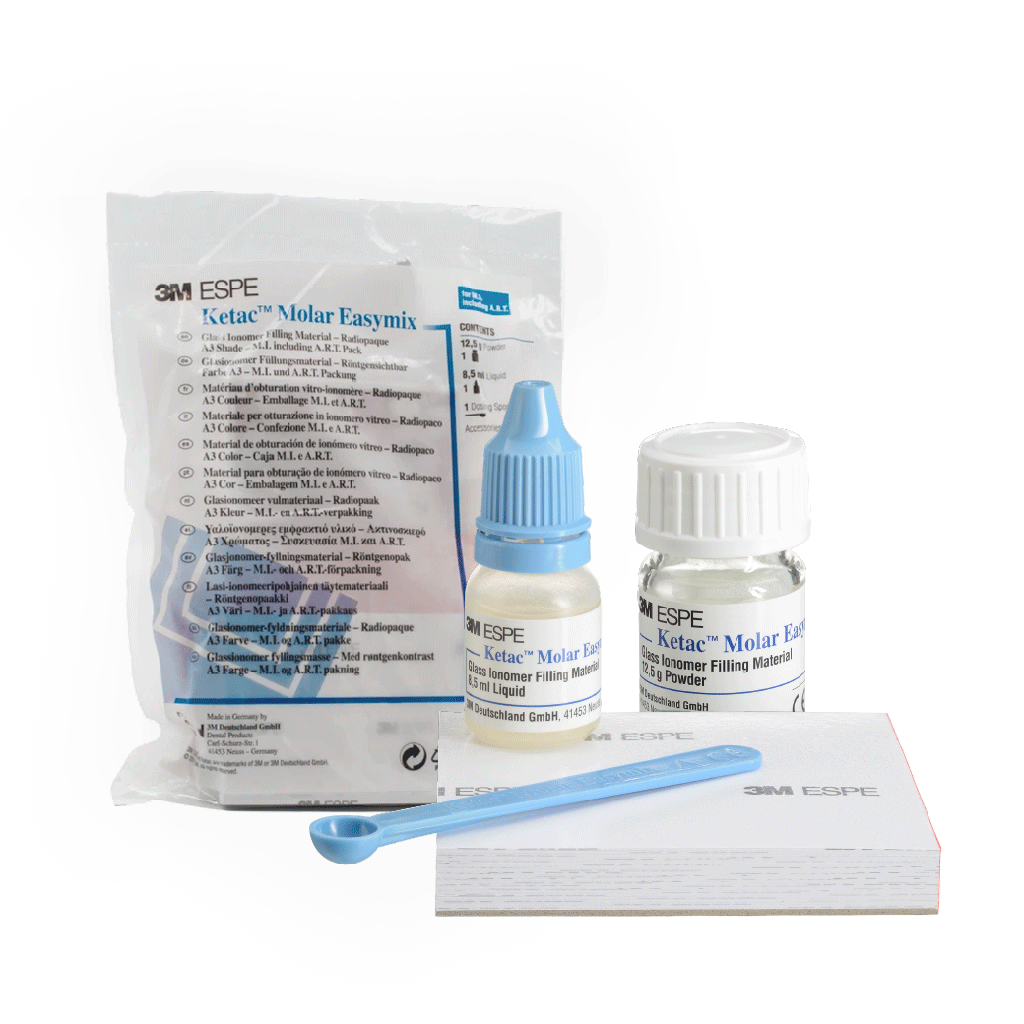 Ionómero KETAC MOLAR EASYMIX, restauración, autocurado, Avío: 12,5g + 8.5ml. 3M