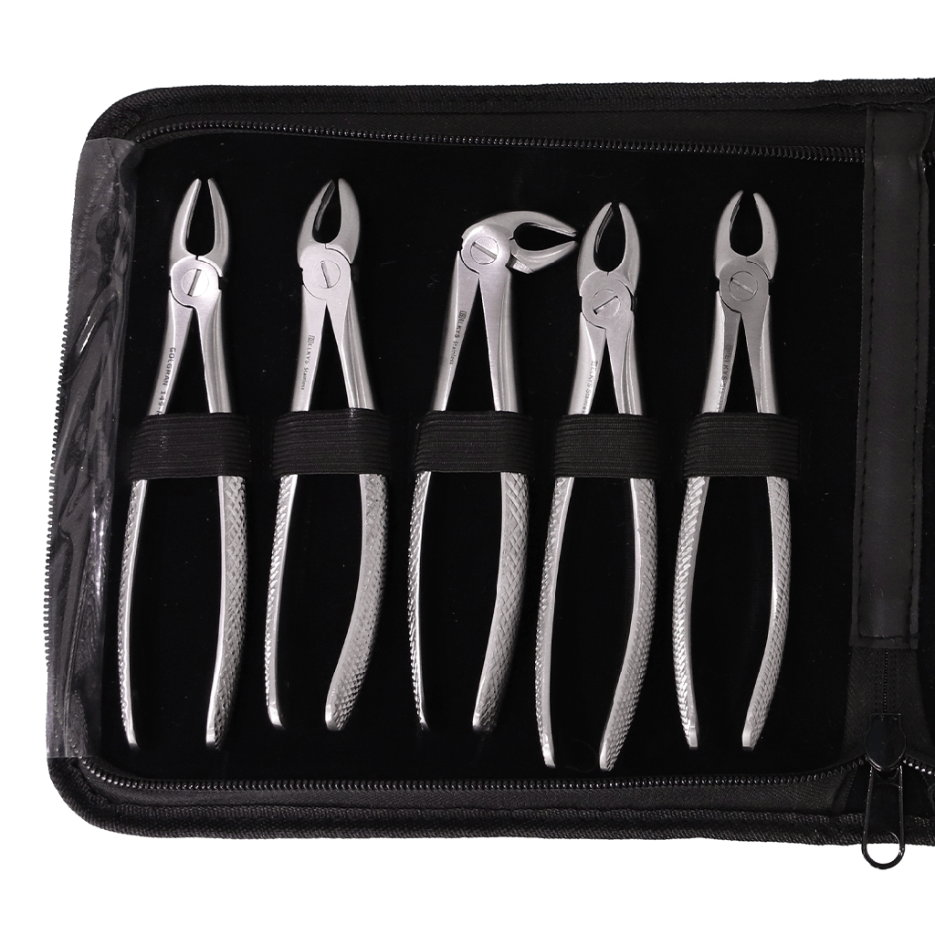 Forceps para extracción. juego de 11 unidades. para Adultos. BELKYS