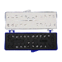 Bracket cerámico. EDGEWISE .022. monoblock mini. hooks en 3&quot;4&quot;5&quot;. IMD