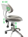 Banqueta Premium de Eco-cuero Sintético. CINGOL