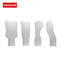 Kit de Espejos x 4u, con desempañador Eléctrico y luz LED. FOTODENTAL
