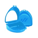 Caja con ESPEJO para placas/ortodoncia/dentadura, caja x 14u de colores surtidos. EVODEN