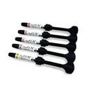 Kit Composite DenFil N, Resina Nanohíbrida fotocurable, (5 Jeringas de 4g + Adhesivo BC Plus + Grabador + Accesorios). VERICOM