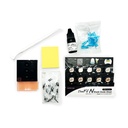 Kit Composite DenFil N, Resina Nanohíbrida fotocurable, (5 Jeringas de 4g + Adhesivo BC Plus + Grabador + Accesorios). VERICOM