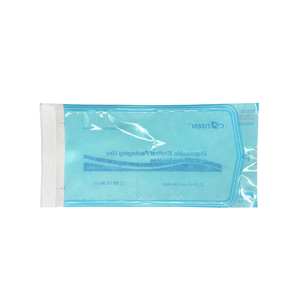 Pouch para esterilización 13.5cm x 28cm, cierre autoadhesivo. COTISEN