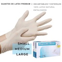 Guantes LP, caja x 100u. MEDICAL LATEX