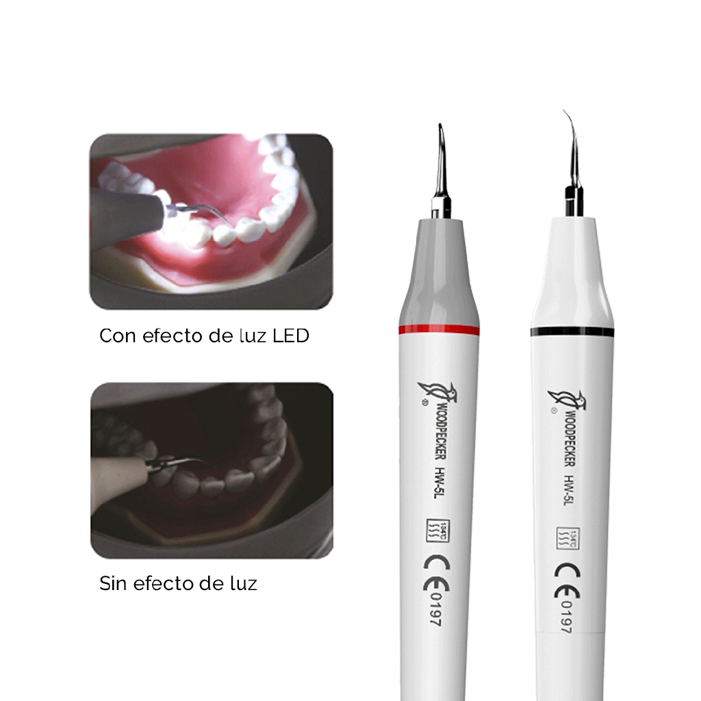 Cavitador ultrasónico UDS-P LED función endodoncia, con luz LED. WOODPECKER