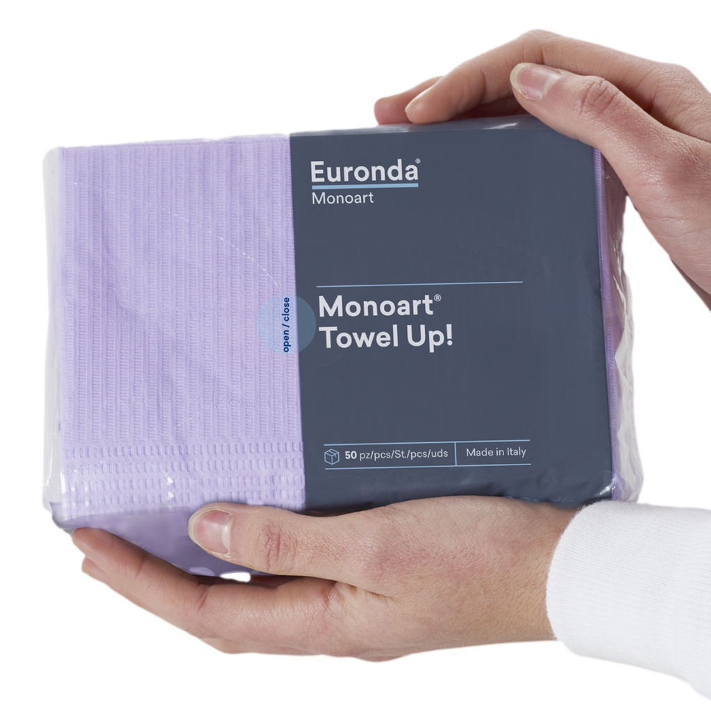 Compresas descartables Monoart Towel Up, bolsa x 50u. EURONDA
