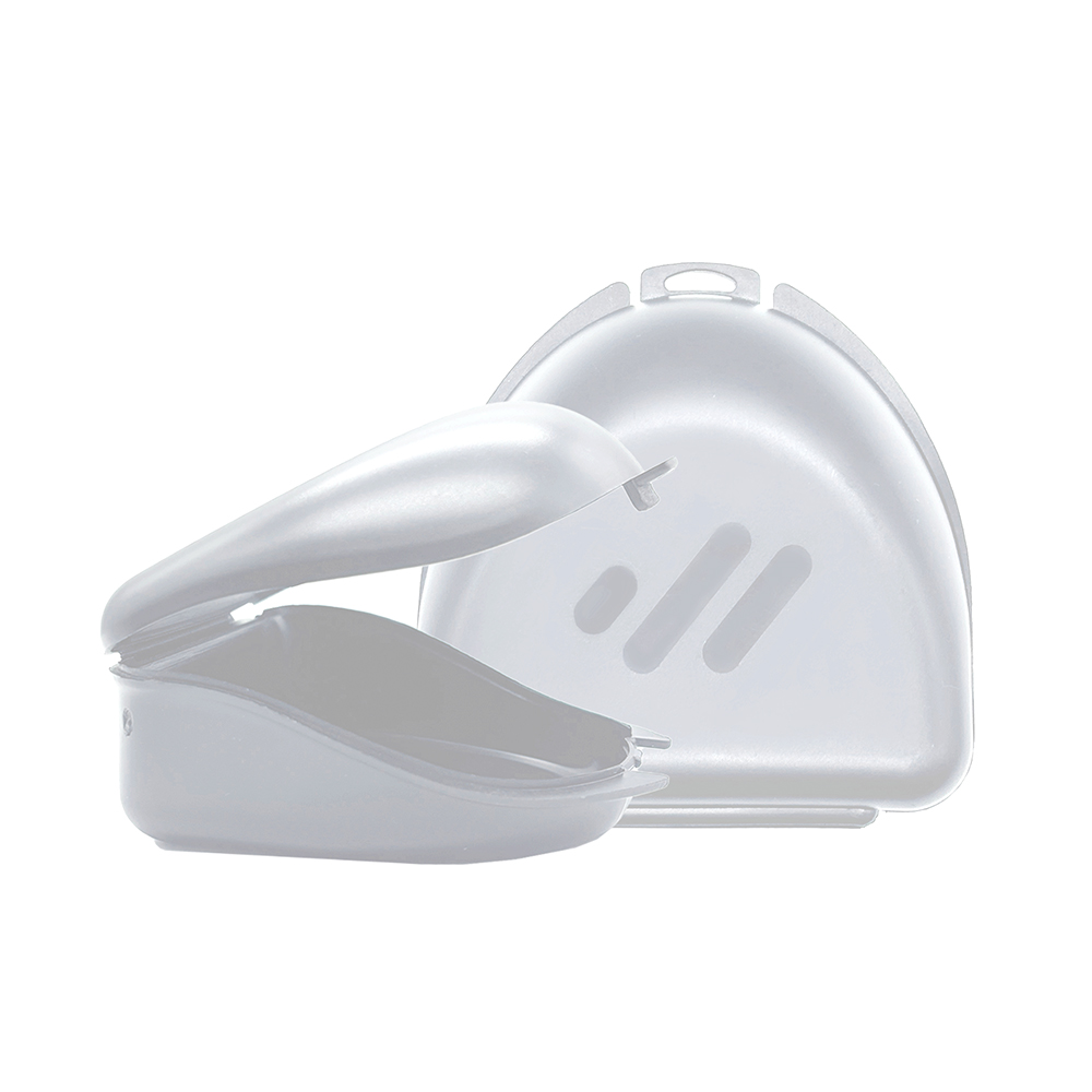 Caja para placas/ortodoncia/dentadura con ventilación. EVODEN