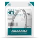 [C008313] Arcos NITI súper elásticos Rectangulares, blister x 10u. EURODONTO (0.016x0.016L)