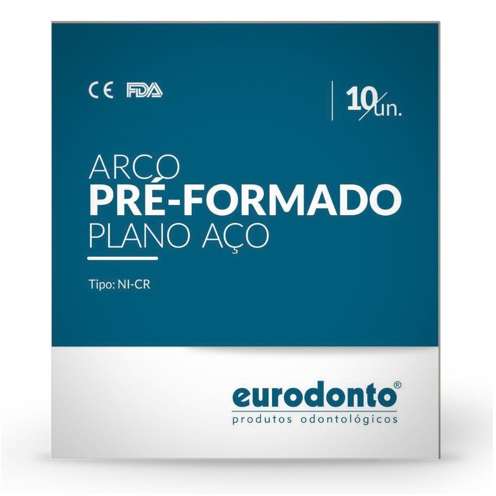 Arcos de Acero pre-formado Redondos, blister x 10u. EURODONTO
