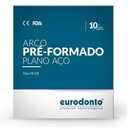 Arcos de Acero pre-formado Redondos, blister x 10u. EURODONTO