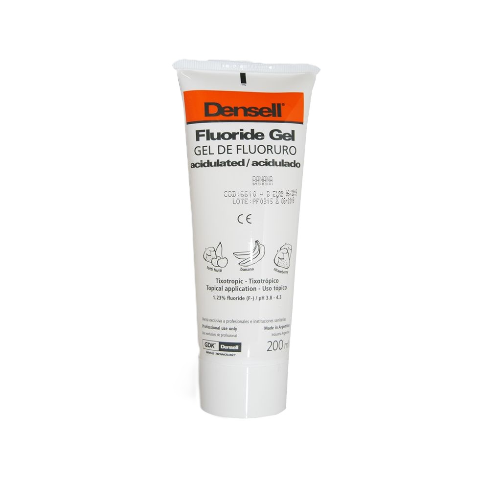 Gel de flúor acidulado, frasco 200ml. DENSELL
