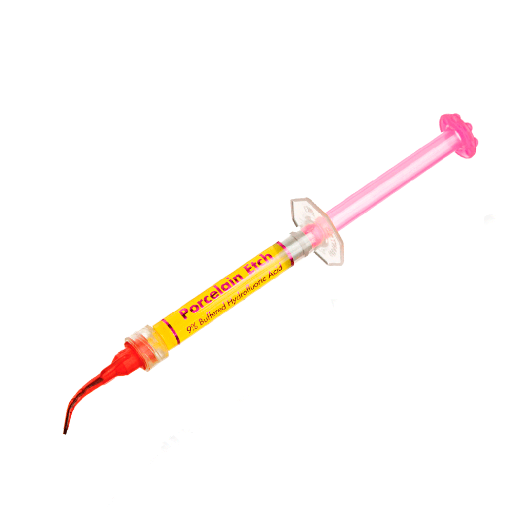 Ácido fluorhídrico grabador para porcelana al 9% Porcelain Etch, 1 jer. x 1.2ml + puntas. ULTRADENT