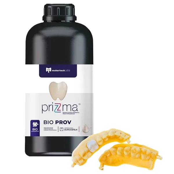Resina Prizma 3D Bio provisional A3 x 250g. PRIZMA