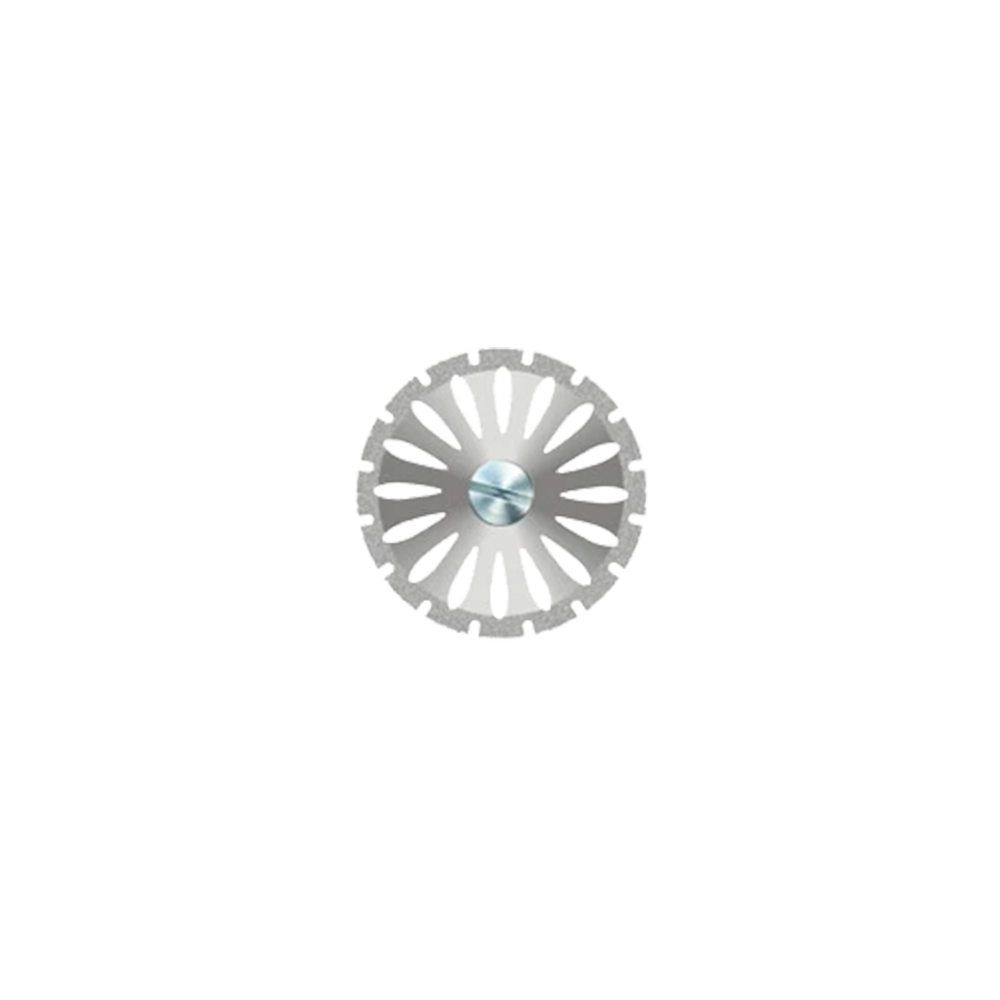 Disco de diamante flexible C10/220, Ø22 x 0.20mm, doble faz, sin montar. SYNDENT