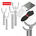 Kit Basico 801 autoclavable Rodio. c/espejo y contraste x 8 piezas. FOTODENTAL