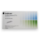 [C001247] Anestesia Indican para cardíacos(sin epinefrina), Lidocaína Clorhidrato 2%, blister por 10u. SIDUS