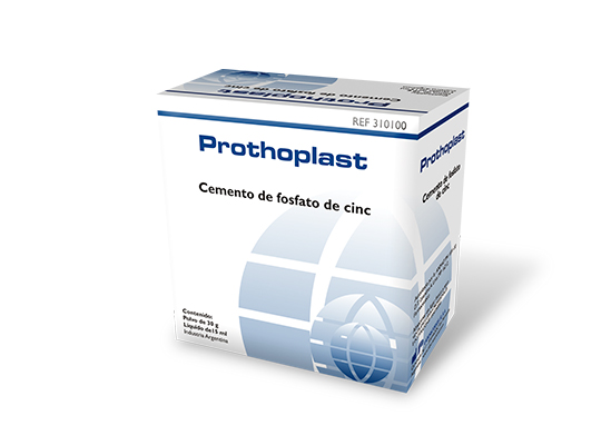 Cemento de Fosfato de Zinc PROTHOPLAST, Avio: 30g + 15ml. SUBITON