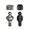 [C004548] Pilar esferico + o'ring SHi sin hombro. ML (Plataforma Ø4 x 1 mm)