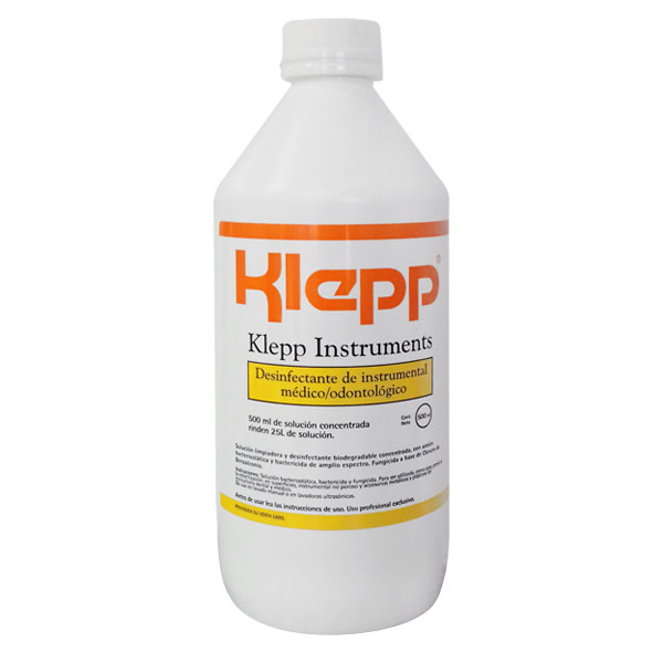 Desinfectante  de instrumental KLEPP INSTRUMENT x 500ml. KLEPP