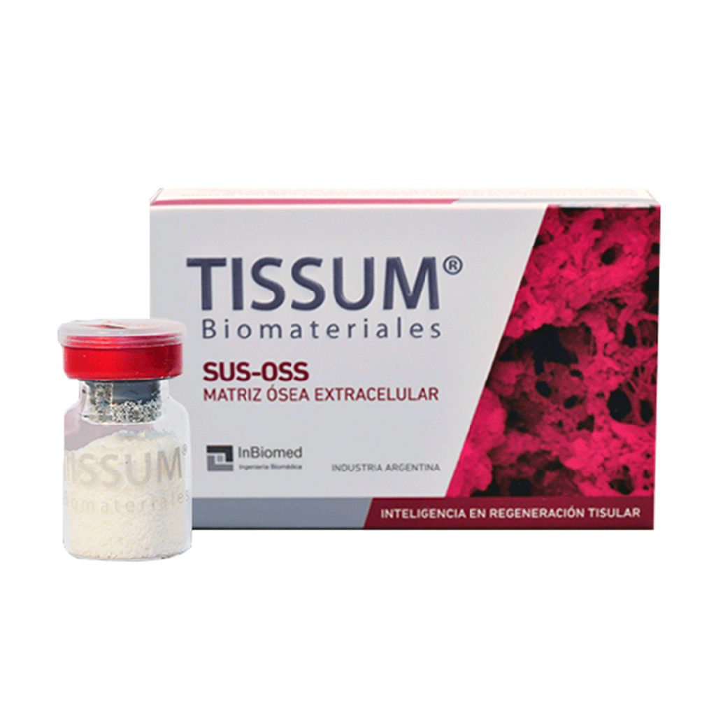 Hueso, material de origen porcino para restaurar tejidos, SUS-OSS, frasco x 0,5ml (N). TISSUM