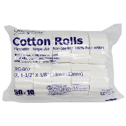 [C008222] Algodón en rollo, bolsa x 500u. QUALIDENT