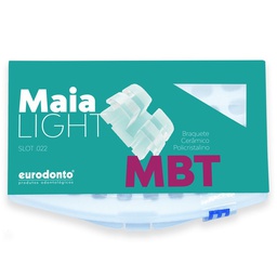 [C008261] Bracket cerámico Maia Light, MBT 0.22 c/hooks, caso  x 20u. EURODONTO