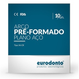 Arcos de Acero pre-formado Redondos, blister x 10u. EURODONTO