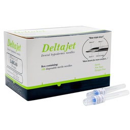 Agujas descartables, 27g, caja x 100u. DELTAJET