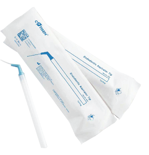 [C009696] Suctor tipo cánula para endodoncia, plásticas, en pouch individual. COTISEN
