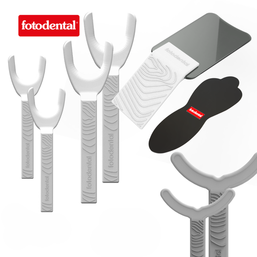 [C014224] Kit Basico 801 Natural autoclavable, x 8 piezas c/espejo y contraste. FOTODENTAL