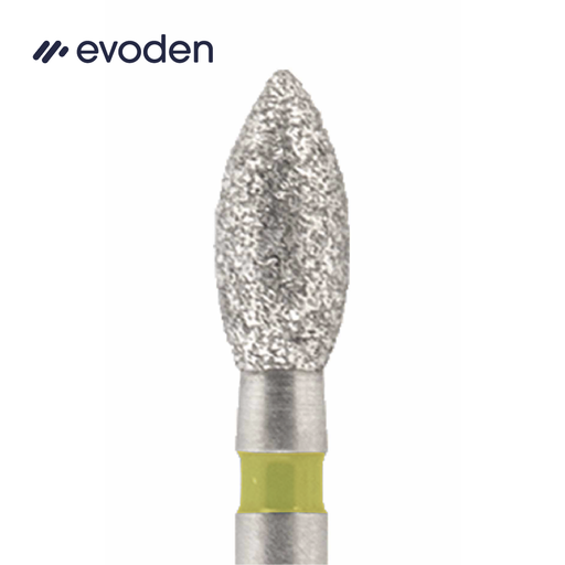 Piedras de diamante FG 830EF (Amarilla), blister x 5u. EVODEN