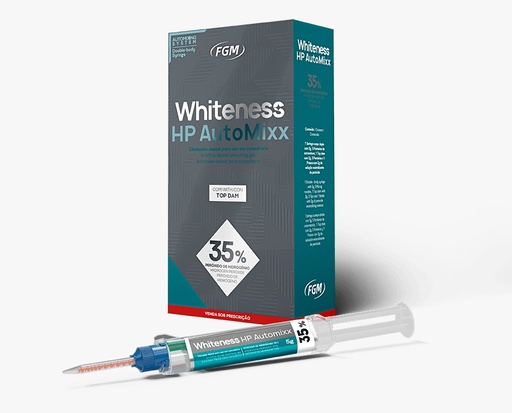 [C044261] Blanqueamiento, Whiteness HP Automixx 35% jerg 5g + barrera gin. de uso consultorio. FGM