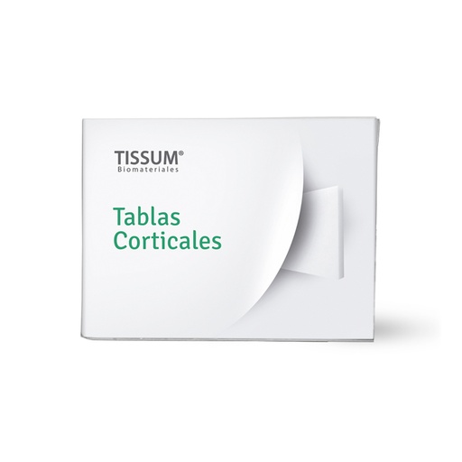 [C062194] Matriz ósea extracelular de origen porcino, Tablas Corticales 10x10x1mm. TISSUM