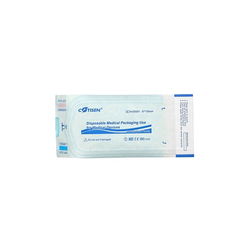 [C069780] Pouch para esterilización 5.7cm x 13cm, cierre autoadhesivo. COTISEN