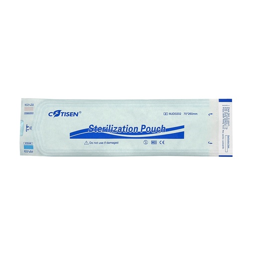 [C069781] Pouch para esterilización 7cm x 26cm, cierre autoadhesivo. COTISEN