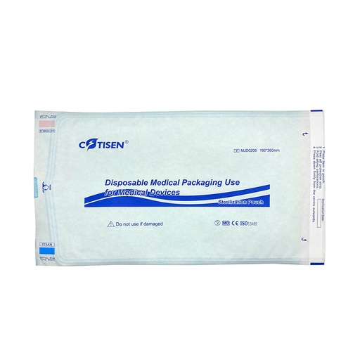 [C069783] Pouch para esterilización 19cm x 36cm, cierre autoadhesivo. COTISEN
