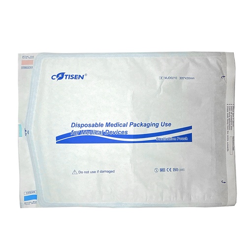 [C069785] Pouch para esterilización 30.5cm x 43cm, cierre autoadhesivo. COTISEN