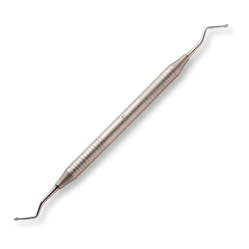 [C070093] Instrumento para colocar hilo retractor, angulado 45°. KLEPP