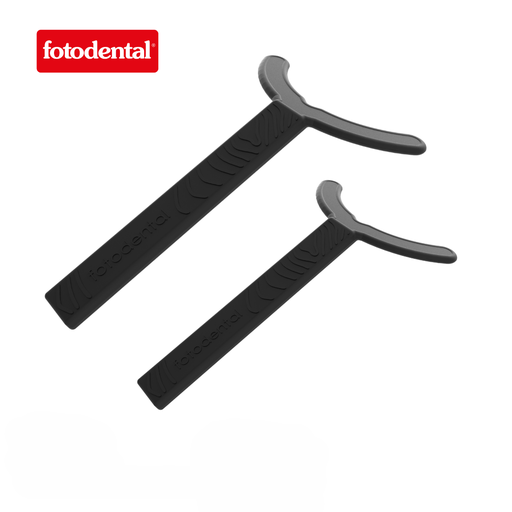 [C078226] Retractor Labial 206 Vertical Negro autoclavable "U" chico/grande X 2u. FOTODENTAL