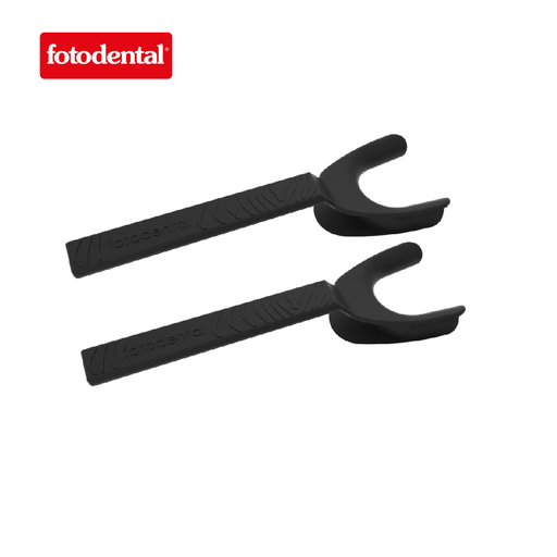 [C078221] Retractor Labial 204 Lateral Negro autoclavable "V" Chico X 2u. FOTODENTAL