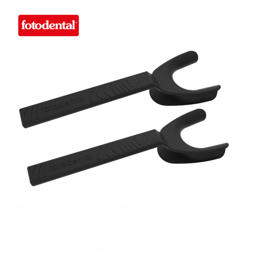 [C078222] Retractor Labial 203 Lateral Negro autoclavable "V" Grande X 2u. FOTODENTAL