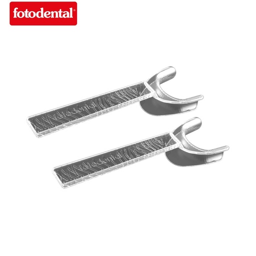 [C078225] Retractor Labial 202 Lateral Cristal "V" Chico X 2u. FOTODENTAL
